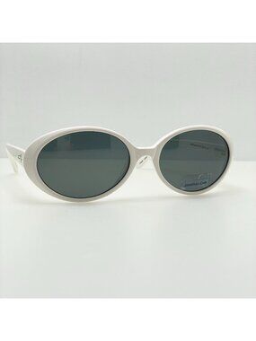 Jonathan Cate Sunglasses SunWhisper White Polarized 56-18-140